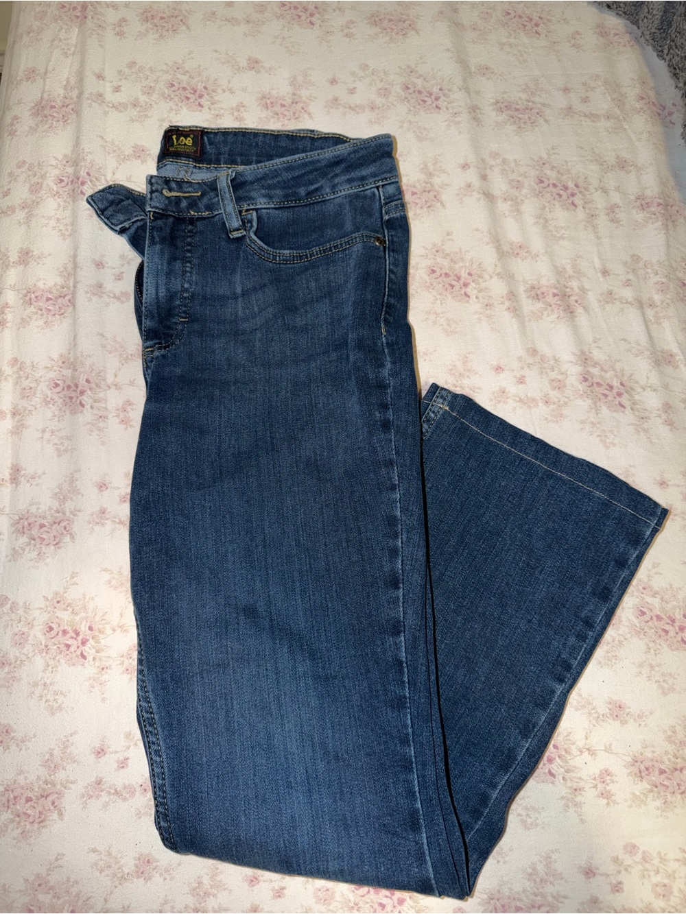 Lee Women's Dark Blue Boot-Cut Jeans